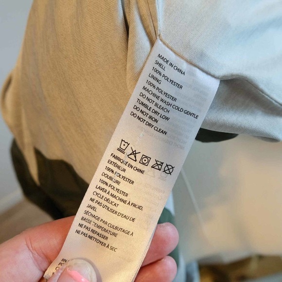 PrAna Womens Jacket Small Lined Full Zip Lined Rain Windbreaker Bomber Quick Dry - Picture 11 of 15